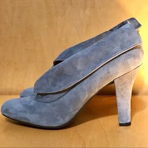 Enzo Angiolini™ Gray Suede Booties
